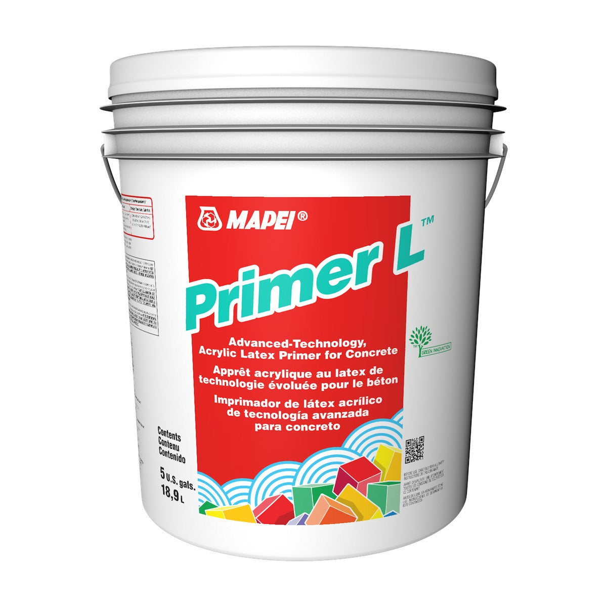 Mapei - Primer L Advanced-Technology Acrylic Latex Primer for Concrete - 18.9 L
