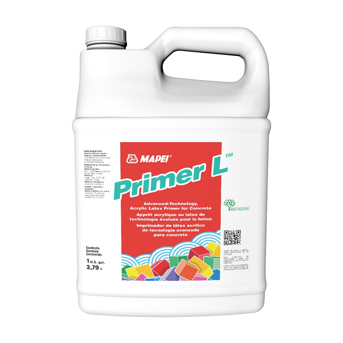 Mapei - Primer L Advanced-Technology Acrylic Latex Primer for Concrete - 3.79 L
