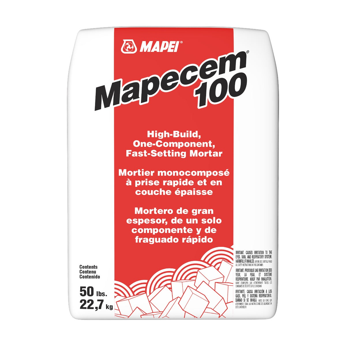 Mapei - Mapecem 100 High-Build Fast-Setting Mortar 22.7 kg