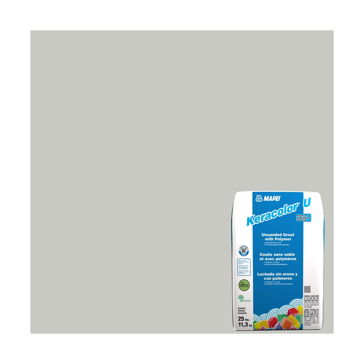 Mapei - Keracolor U Unsanded Grout with Polymer #5093 Warm Gray 25 lb