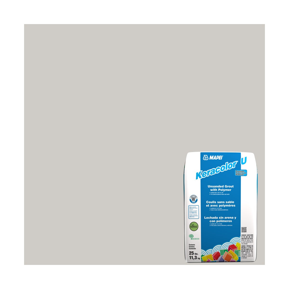 Mapei - Keracolor U Unsanded Grout with Polymer #5077 Frost 25 lb