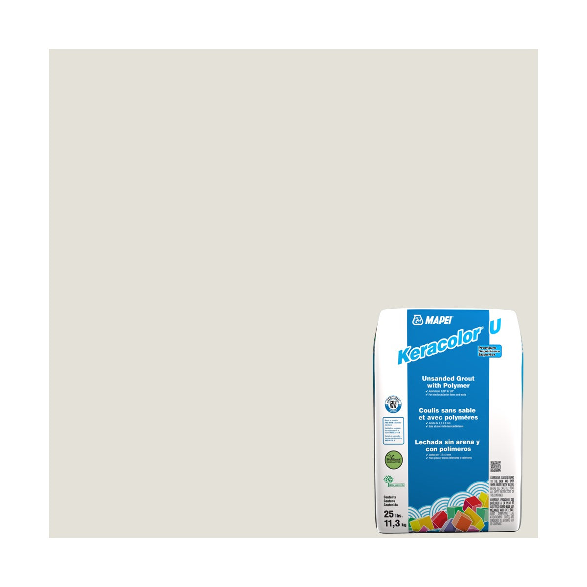 Mapei - Keracolor U Unsanded Grout with Polymer #5220 Eggshell 25 lb
