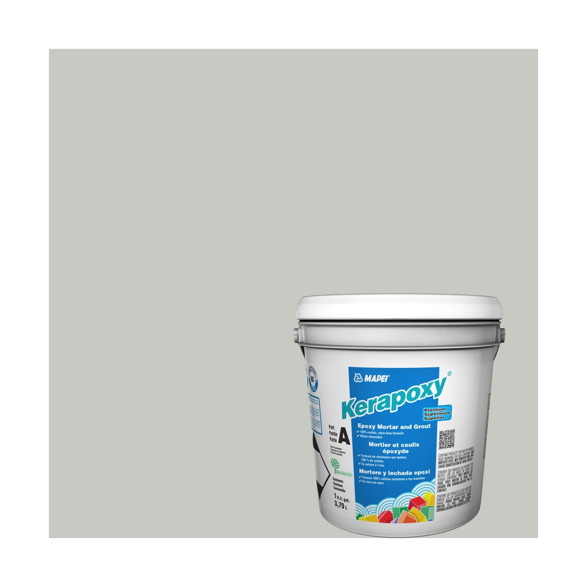 Mapei - Kerapoxy Kit Premium Epoxy Grout #5093 Warm Gray 3.79 L