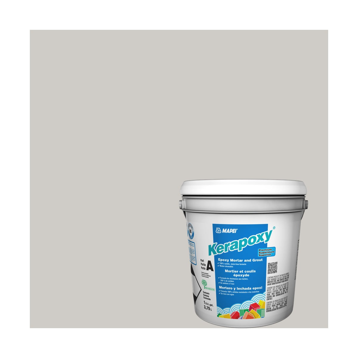 Mapei - Kerapoxy Kit Premium Epoxy Grout #5077 Frost 3.79 L