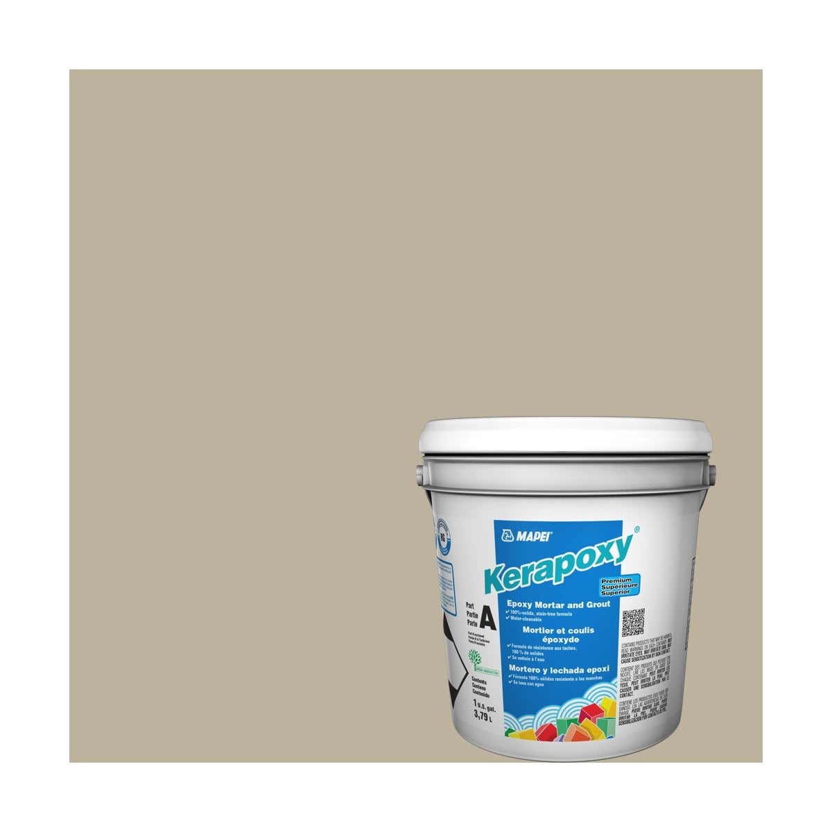 Mapei - Kerapoxy Kit Premium Epoxy Grout #5039 Ivory 3.79 L