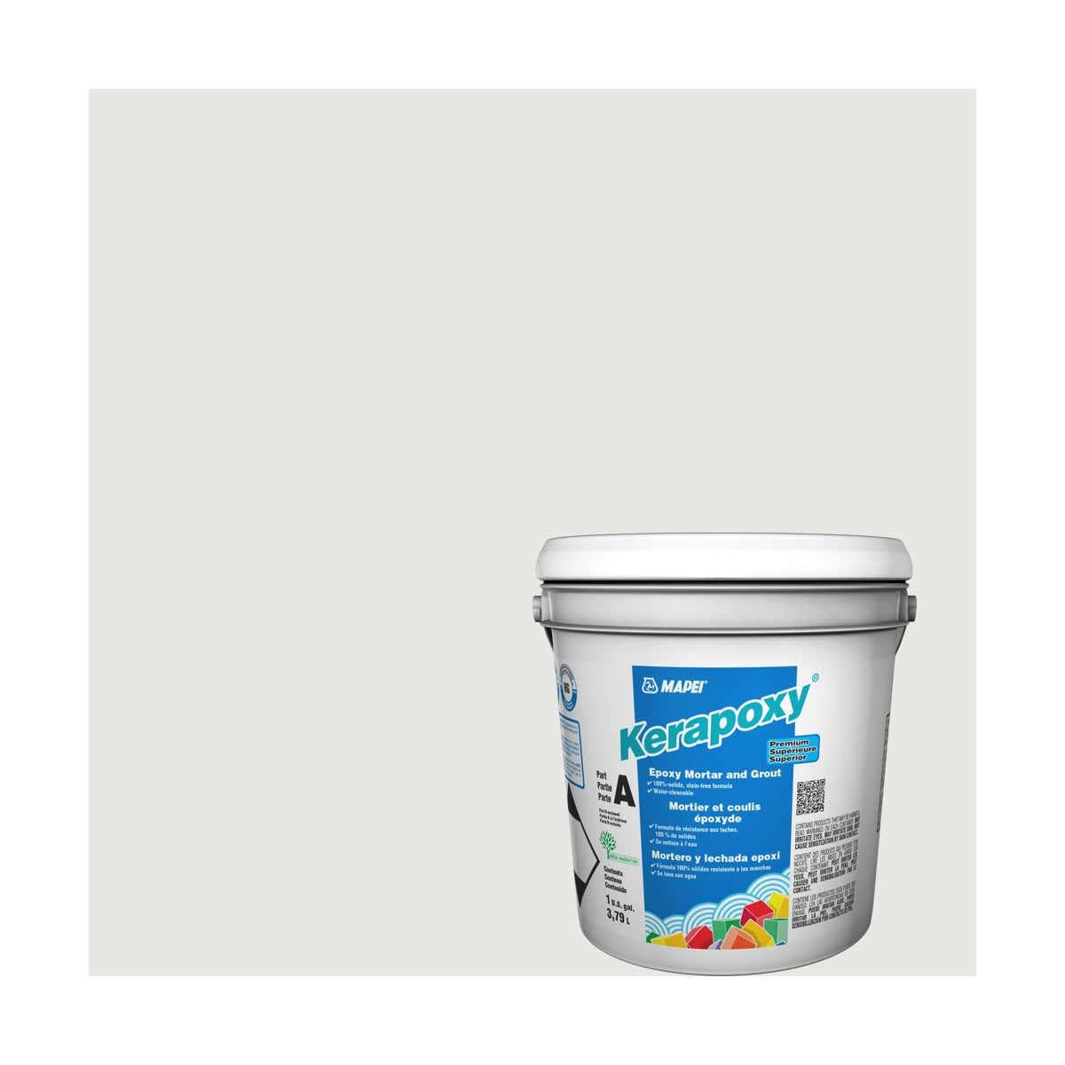 Mapei - Kerapoxy Kit Premium Epoxy Grout #5038 Avalanche 3.79 L