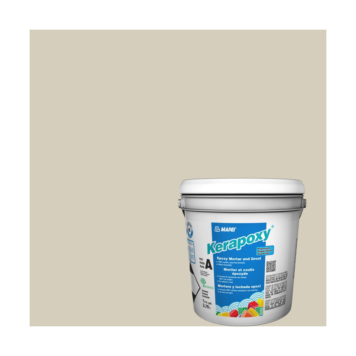 Mapei - Kerapoxy Kit Premium Epoxy Grout #5014 Biscuit 3.79 L