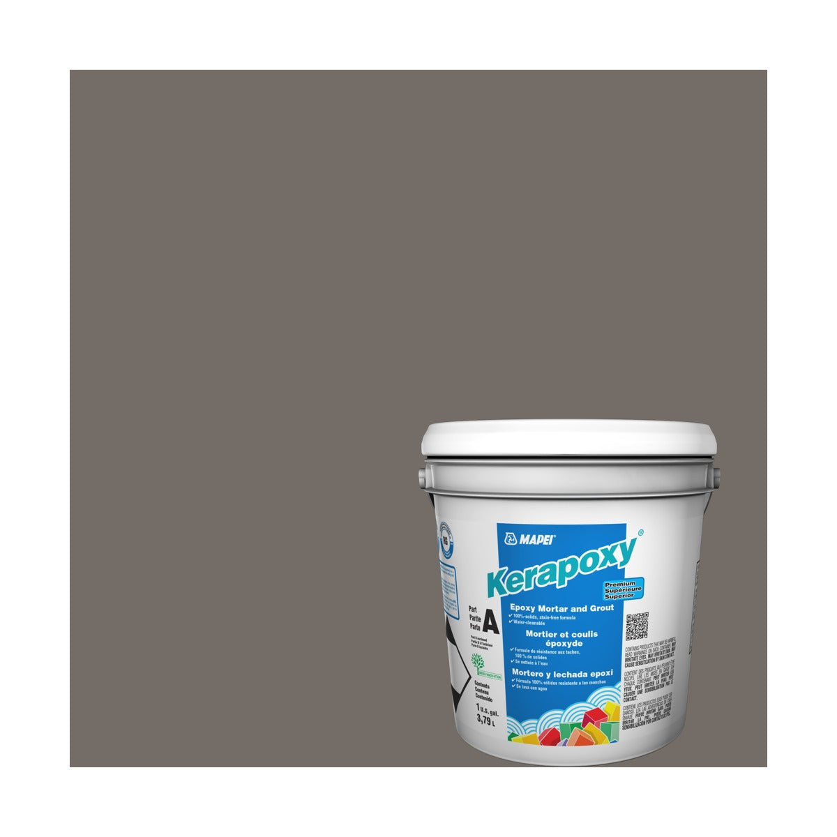 Mapei - Kerapoxy Kit Premium Epoxy Grout #5009 Gray 3.79 L