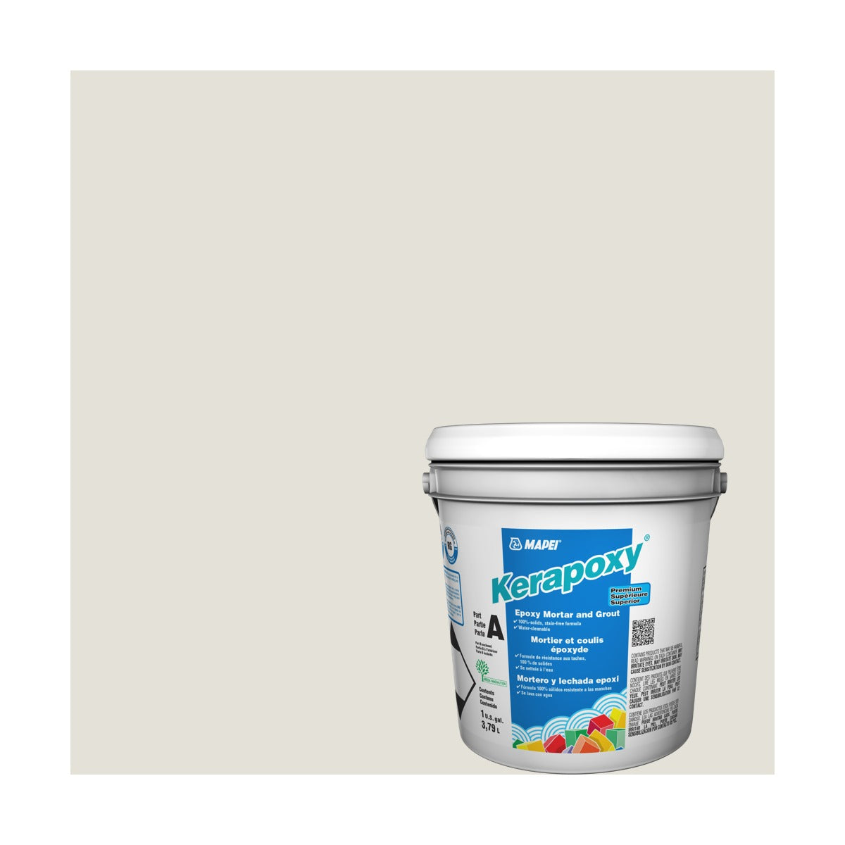 Mapei - Kerapoxy Kit Premium Epoxy Grout #5220 Eggshell 3.79 L