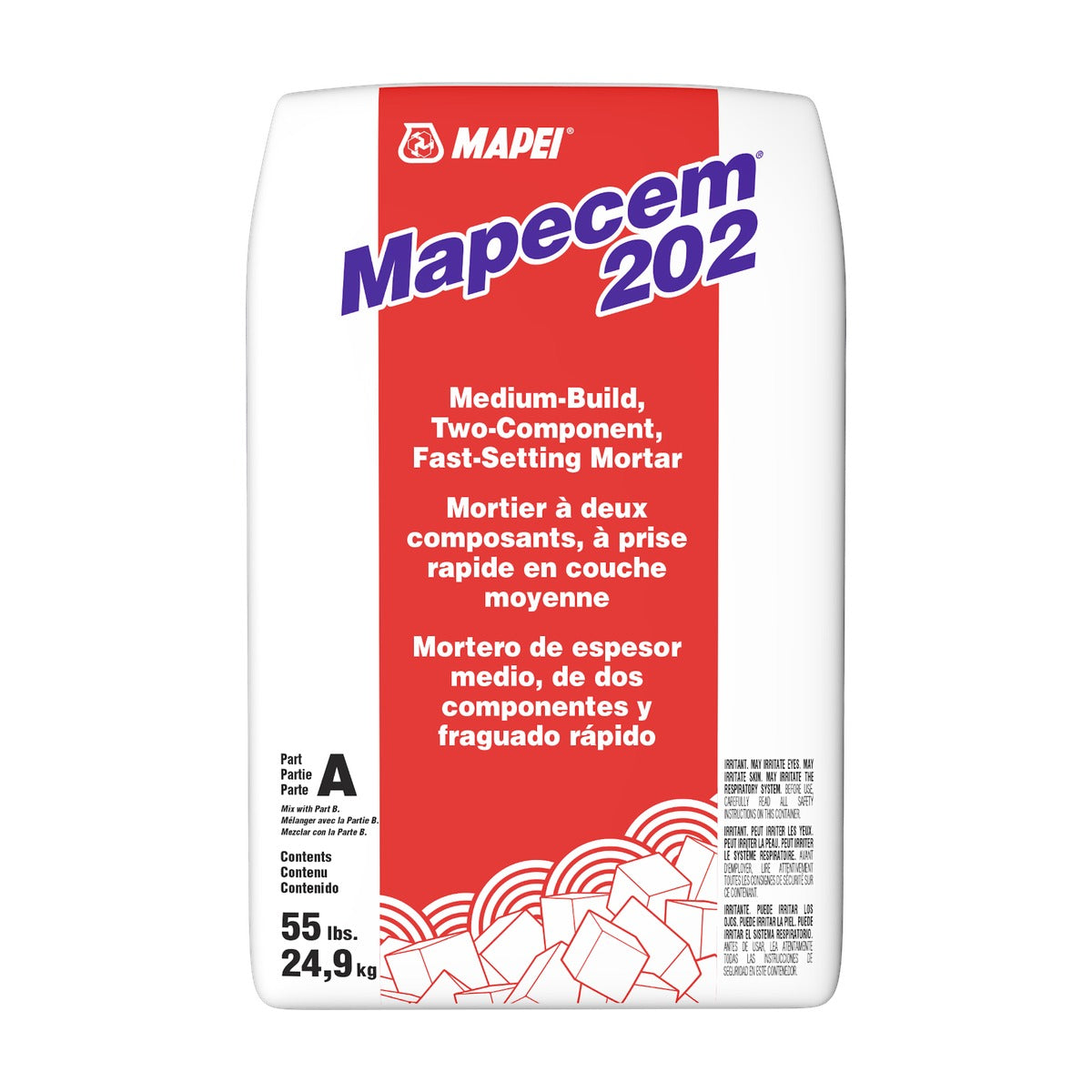Mapei - Mapecem 202 Medium-Build Fast-Setting Mortar Part A 24.9 kg
