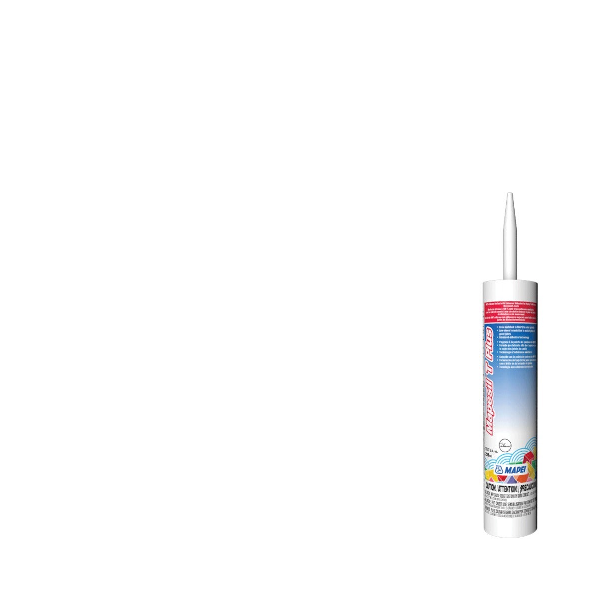 Mapei - Mapesil T Plus Silicone Sealant #5117 Pure White 299 ml