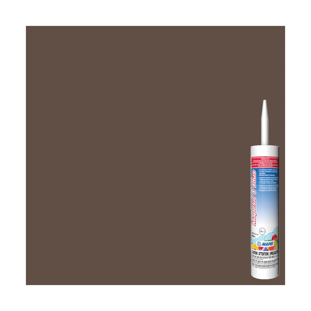 Mapei - Mapesil T Plus Silicone Sealant #5079 Cocoa 299 ml