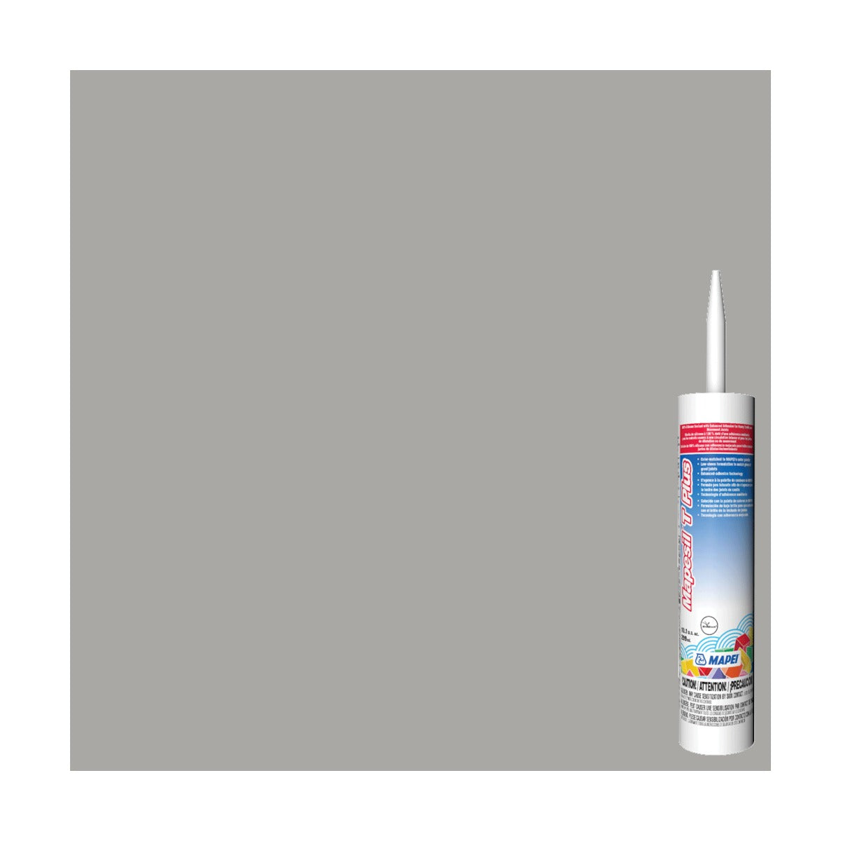 Mapei - Mapesil T Plus Silicone Sealant #5027 Silver 299 ml