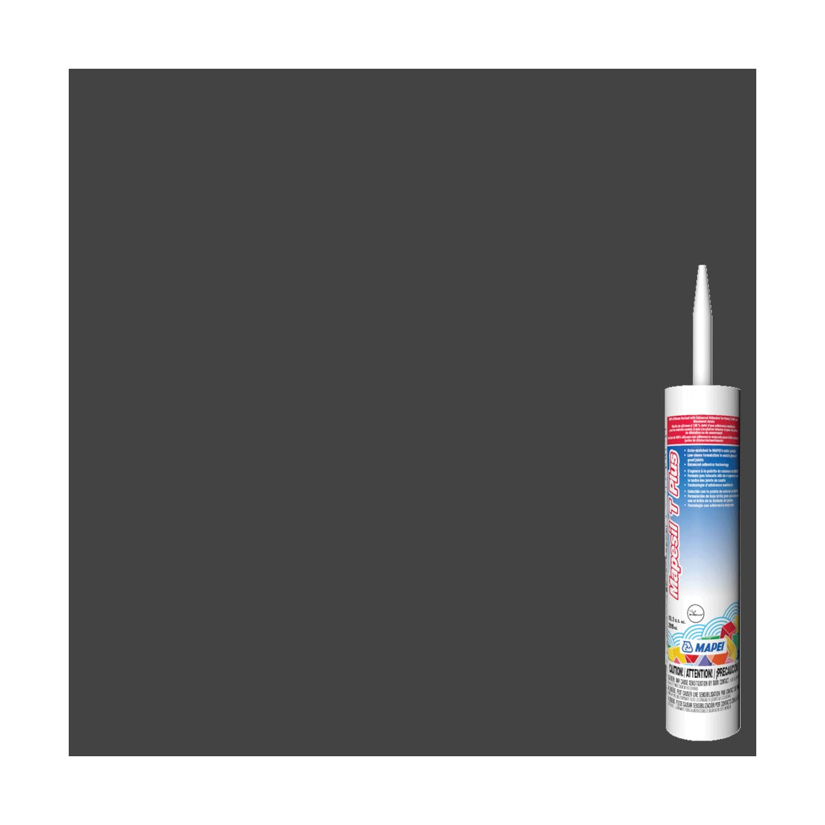 Mapei - Mapesil T Plus Silicone Sealant #5010 Black 299 ml