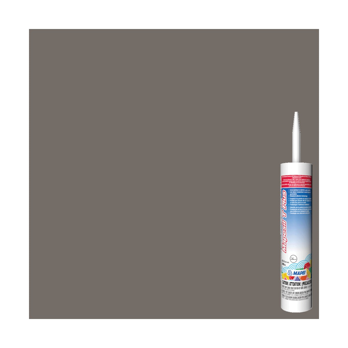 Mapei - Mapesil T Plus Silicone Sealant #5009 Gray 299 ml
