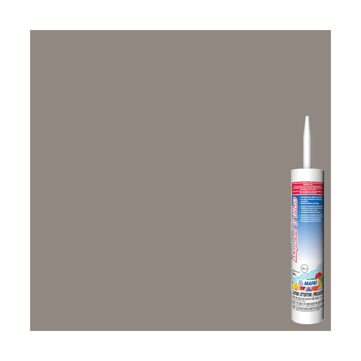 Mapei - Mapesil T Plus Silicone Sealant #5002 Pewter 299 ml