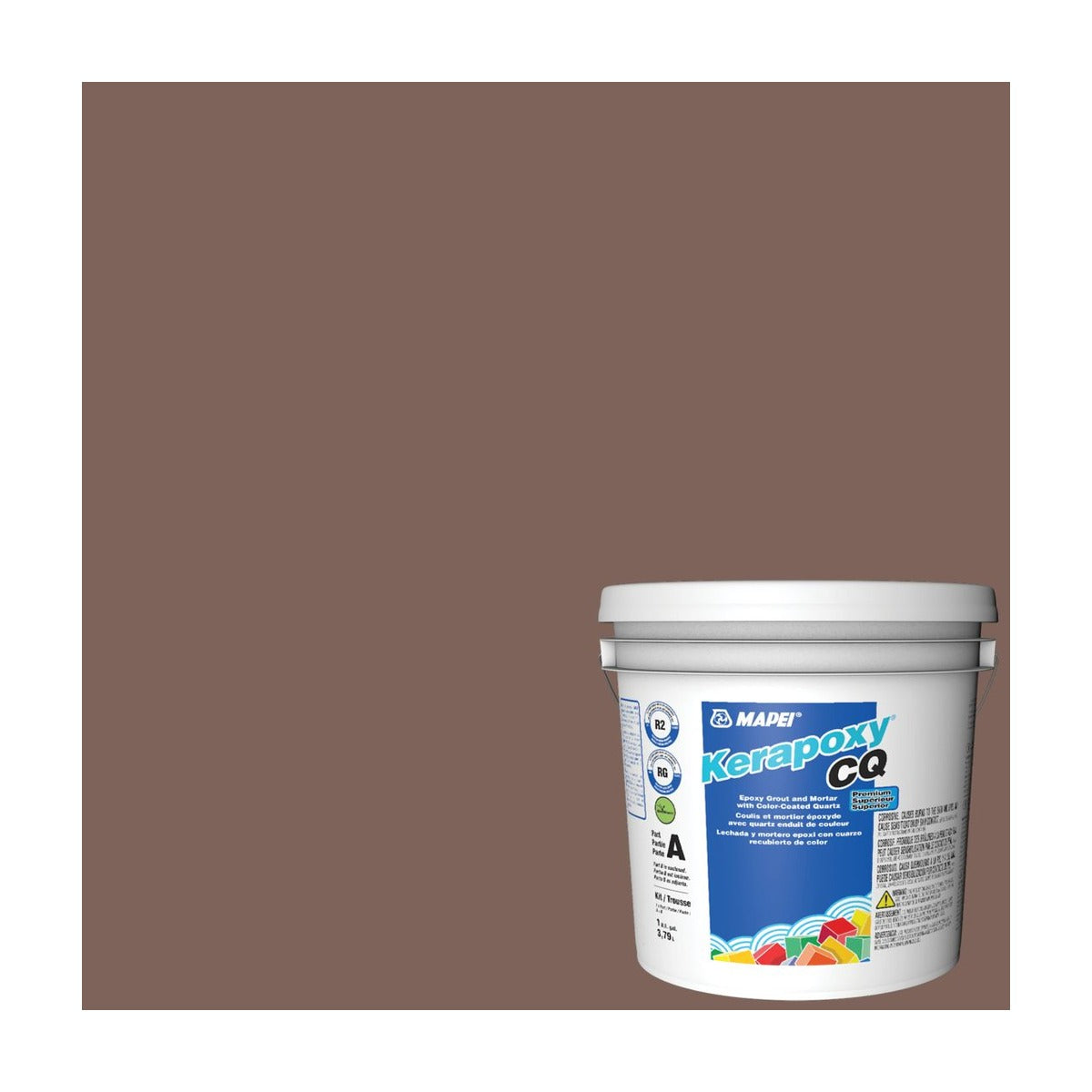 Mapei - Kerapoxy CQ Premium Epoxy Grout with Color-Coated Quartz #5226 Nutmeg 3.79 L