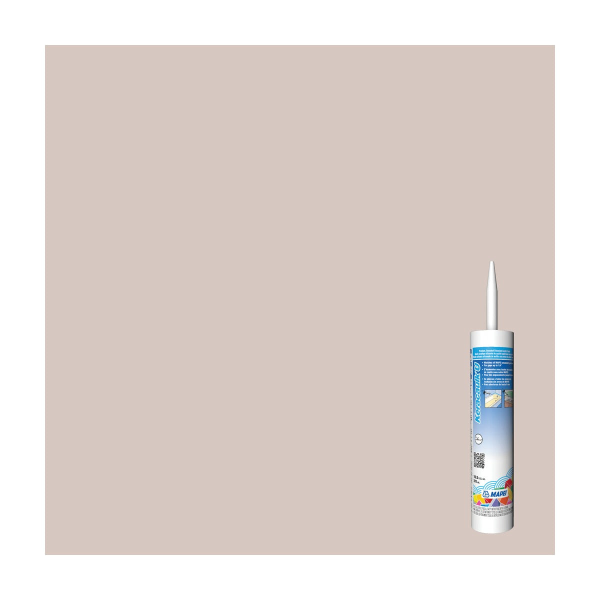 Mapei - Keracaulk U Unsanded Siliconized Acrylic Caulk #5223 Oatmeal 311 mL