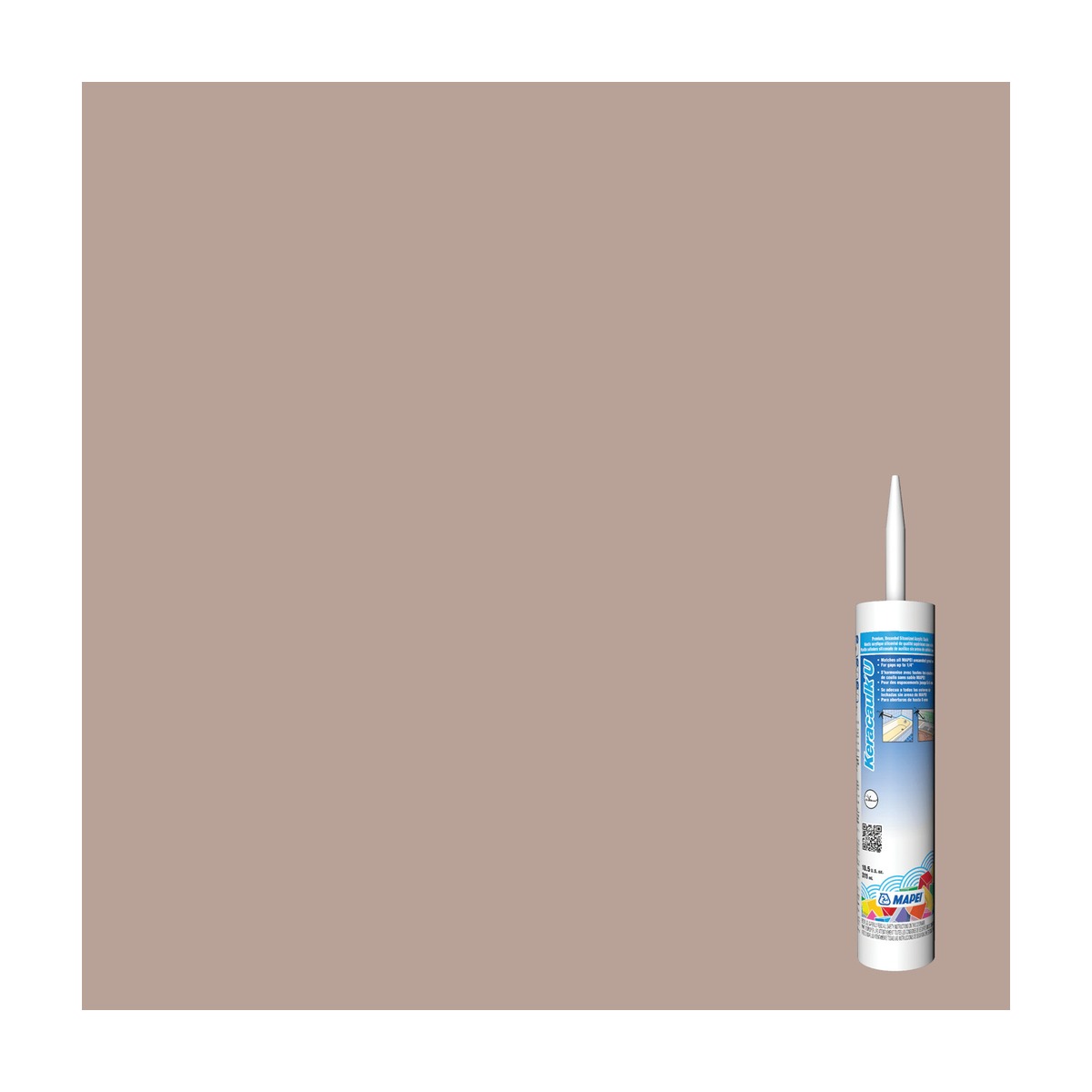 Mapei - Keracaulk U Unsanded Siliconized Acrylic Caulk #5224 Wicker 311 mL