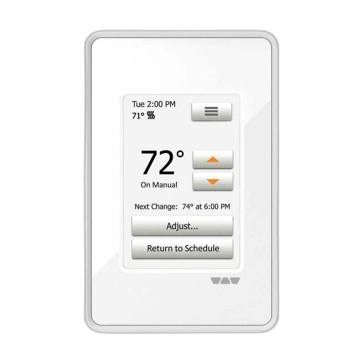 schluter ditra heat e rt touch program thermostat white