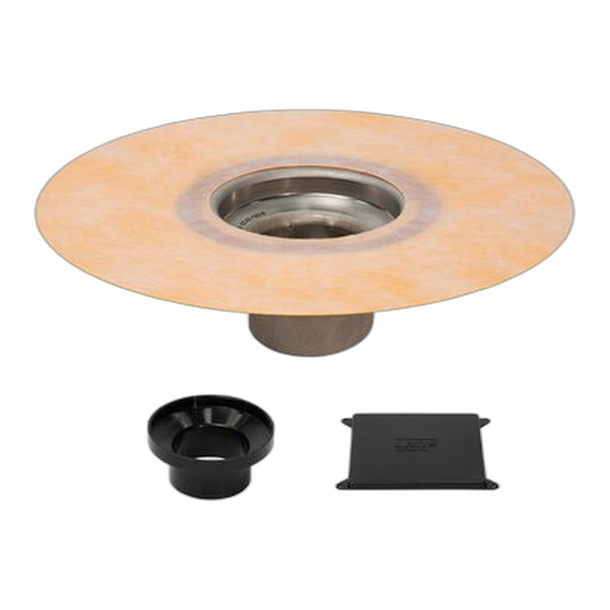 schluter kerdi drain f flange 2 stn steel threaded