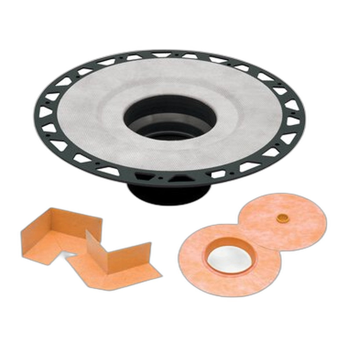schluter kerdi drain flange kit 2 abs
