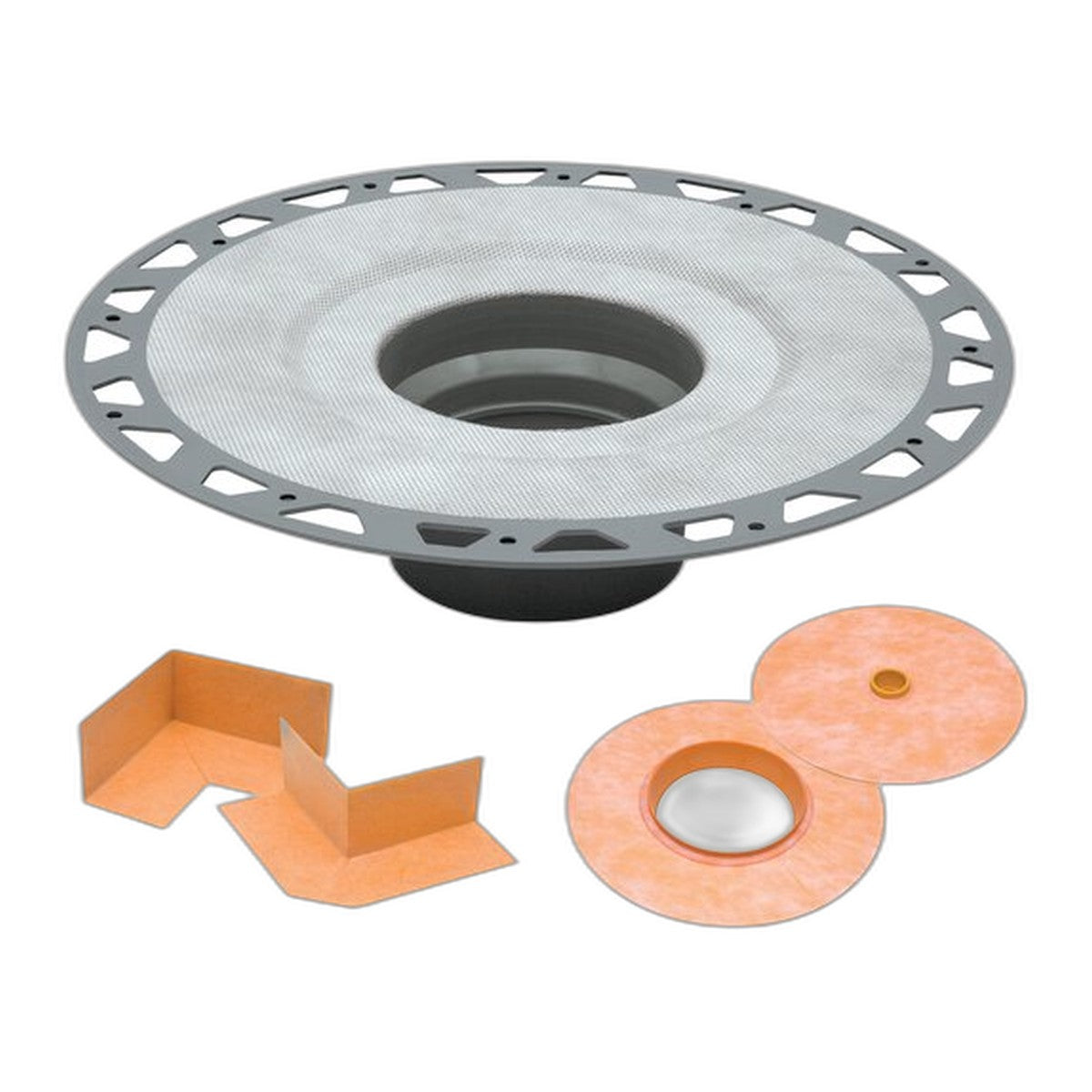 schluter kerdi drain flange kit 2 pvc 10