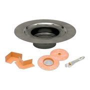 schluter kerdi drain flange kit 3 stn steel