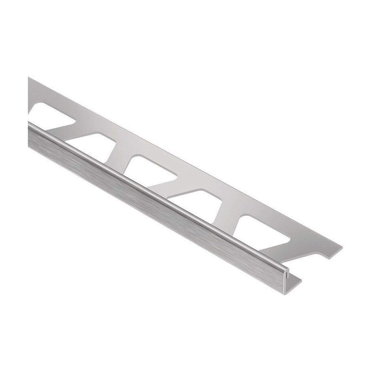 Schluter® SCHIENE Edge Trim, Stainless Steel, Brushed Stainless Steel