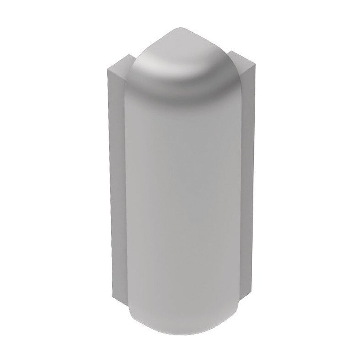Schluter® RONDEC-STEP-39 Corners for Anodized Aluminum Profiles, Satin