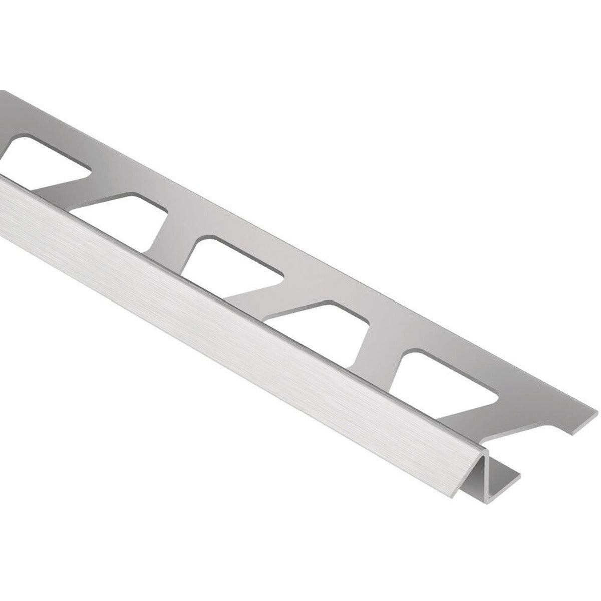 Schluter® RENO-TK Reducer, Stainless Steel, Brushed Stainless Steel