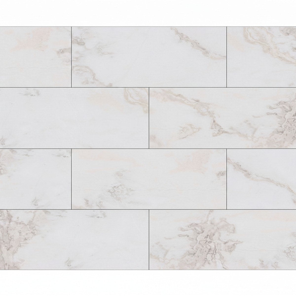 AquaFix Smart Tile (Dryback) Classico Carrara swatch