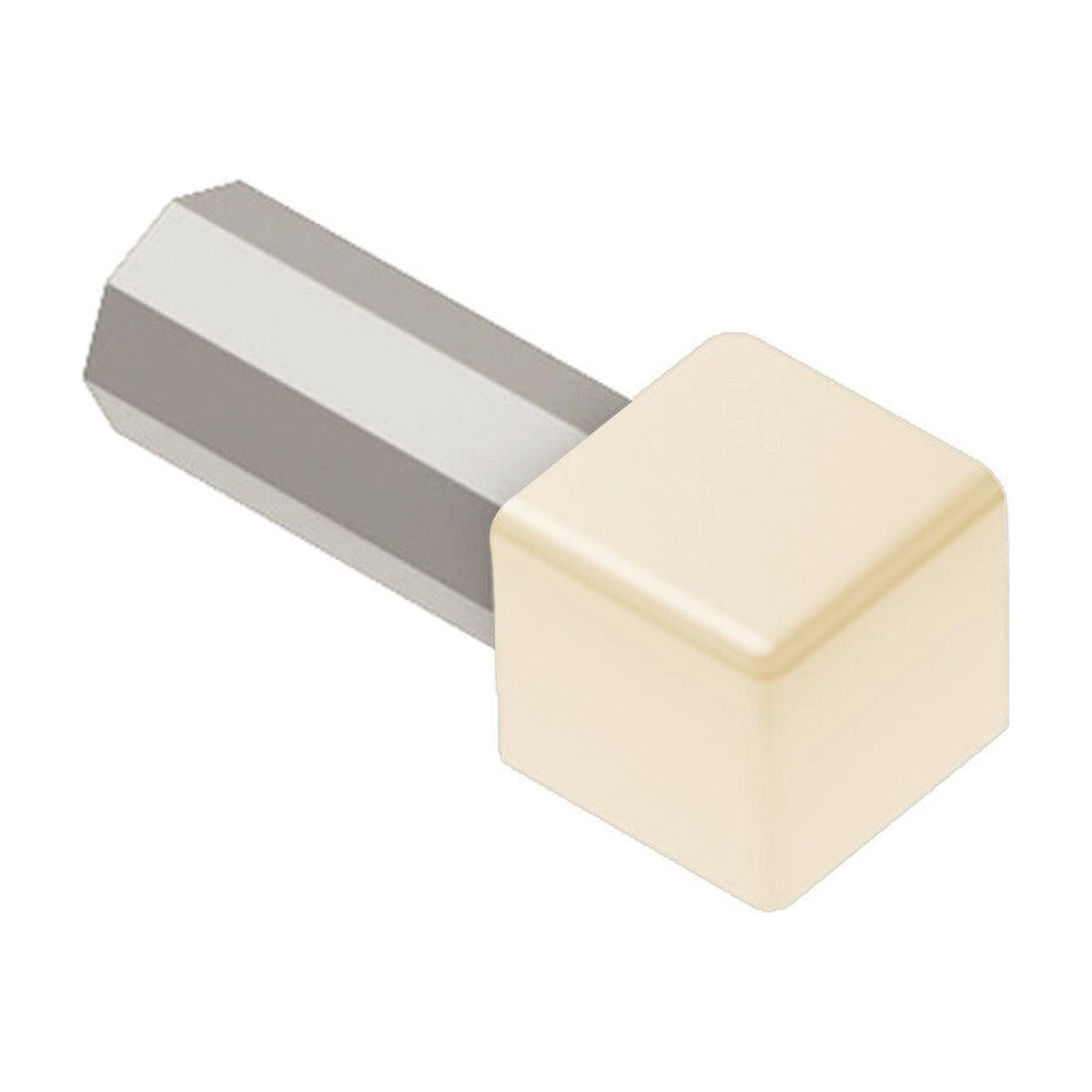Schluter® QUADEC Corners for Color-Coated Aluminum Profiles, Sand Pebble