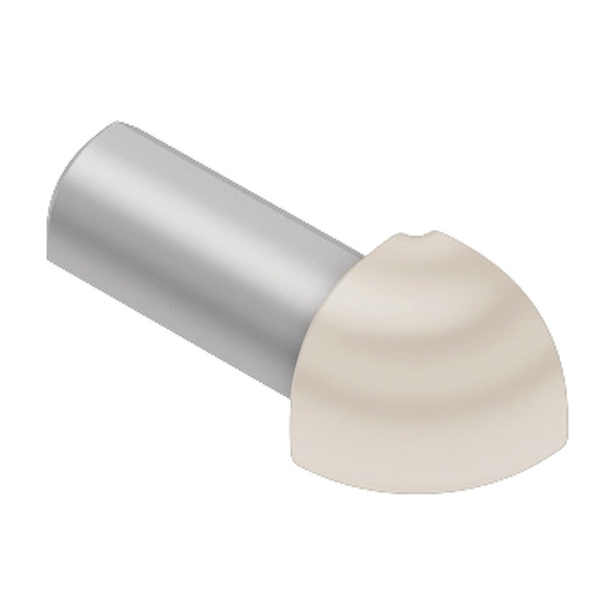 Schluter® RONDEC Corners for Color-Coated Aluminum Profiles, Sand Pebble