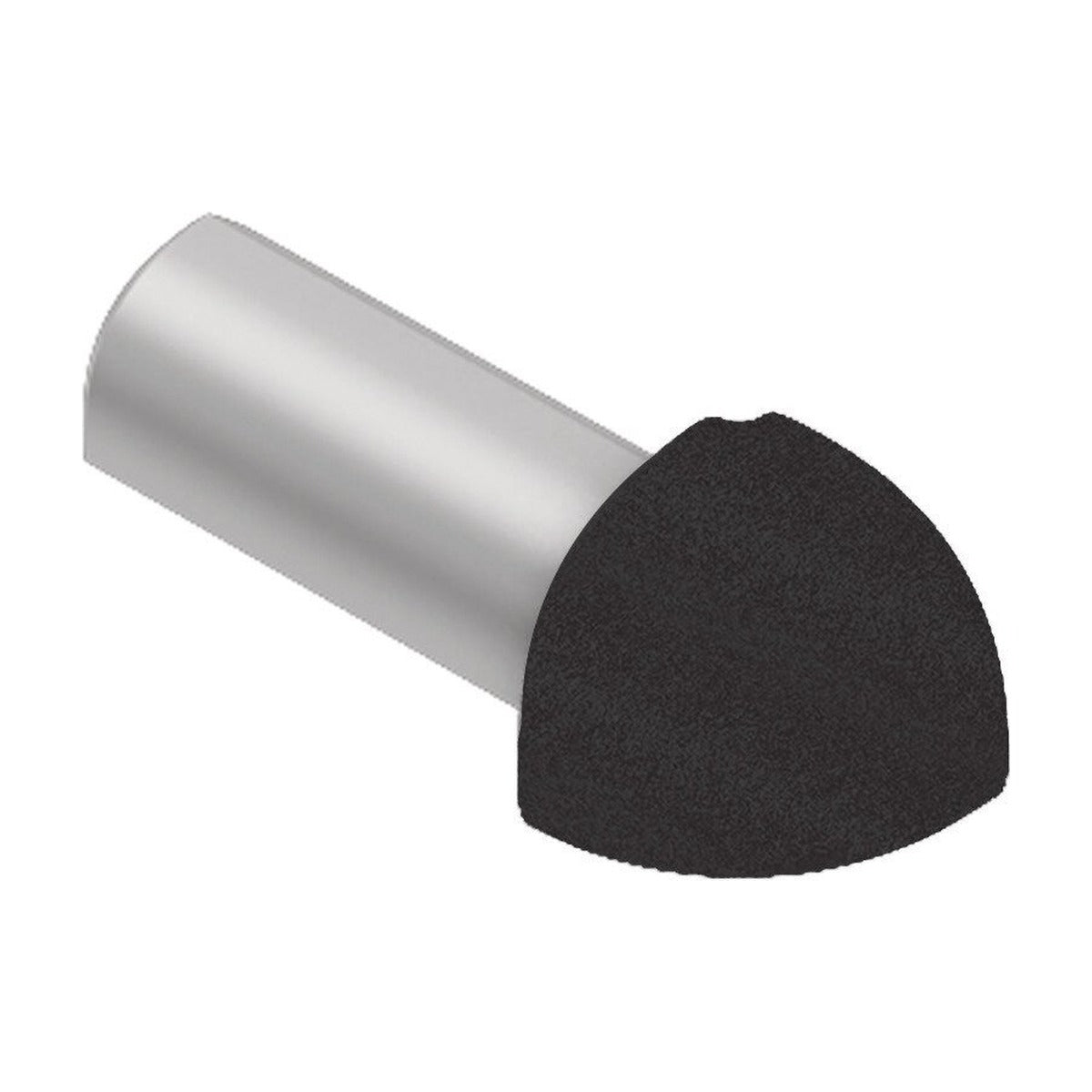 Schluter® RONDEC Corners for Color-Coated Aluminum Profiles, Matte Black