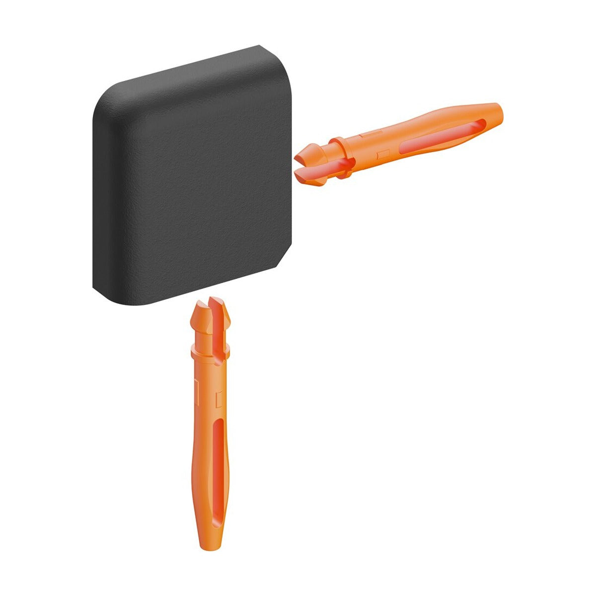Schluter® JOLLY Outside Corner for Color-Coated Aluminum Profiles, Matte Black