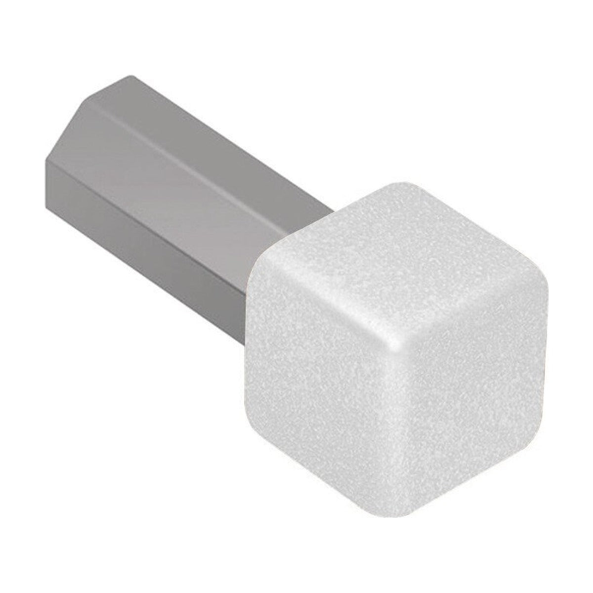 Schluter® QUADEC Corners for Color-Coated Aluminum Profiles, Matte White