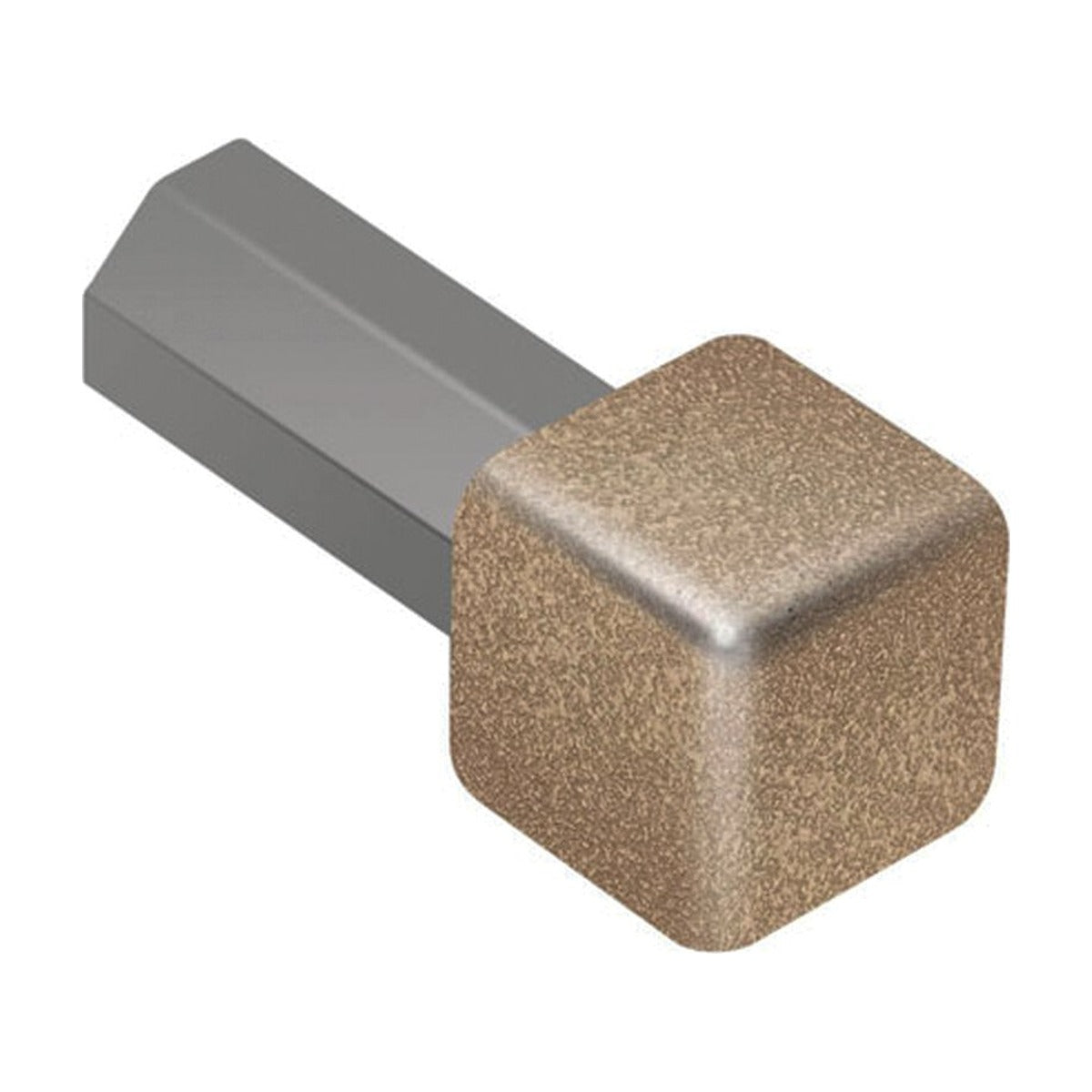 Schluter® QUADEC Inside/Outside Corner for TRENDLINE Aluminum Profiles, Beige