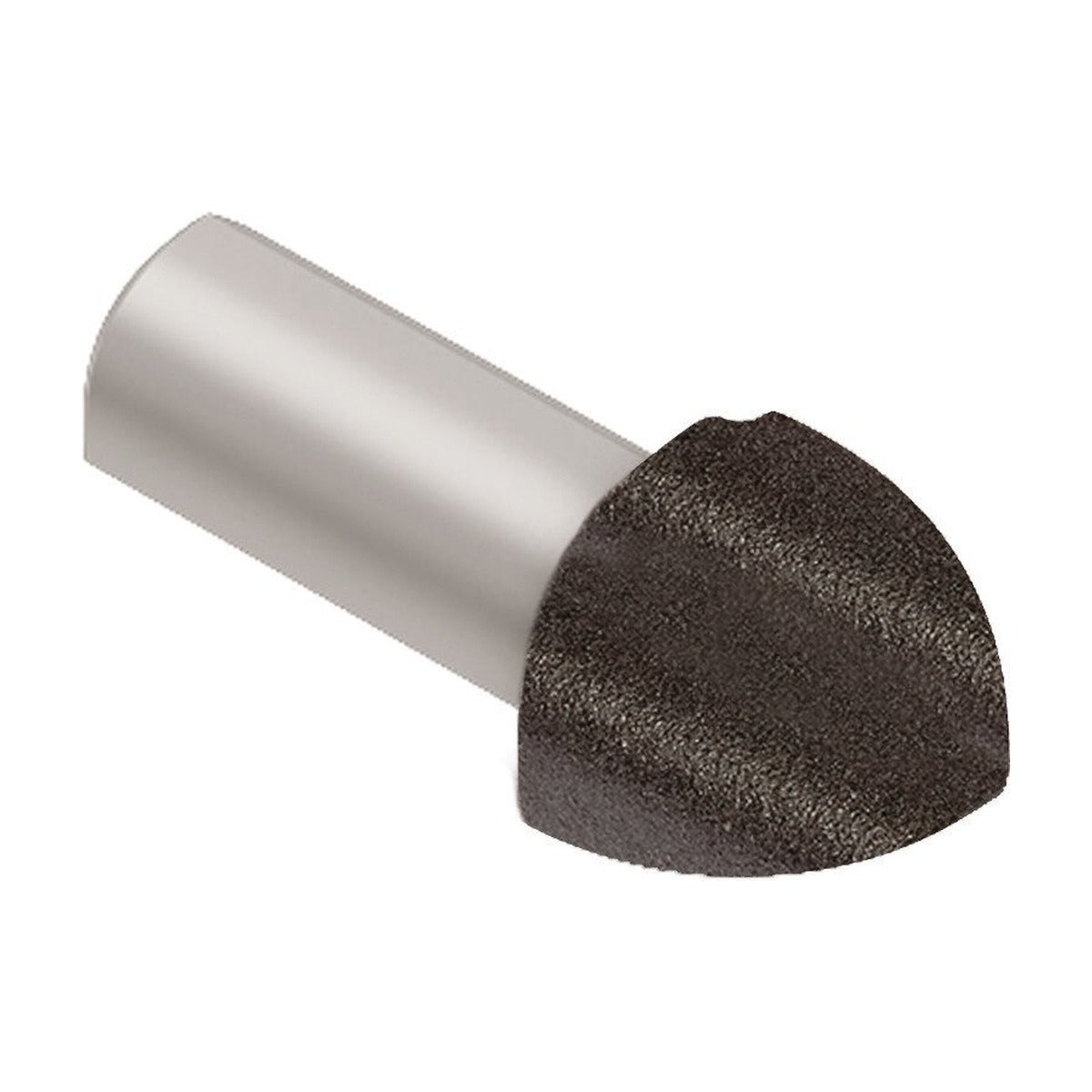 Schluter® RONDEC Corners for TRENDLINE Aluminum Profiles, Dark Anthracite
