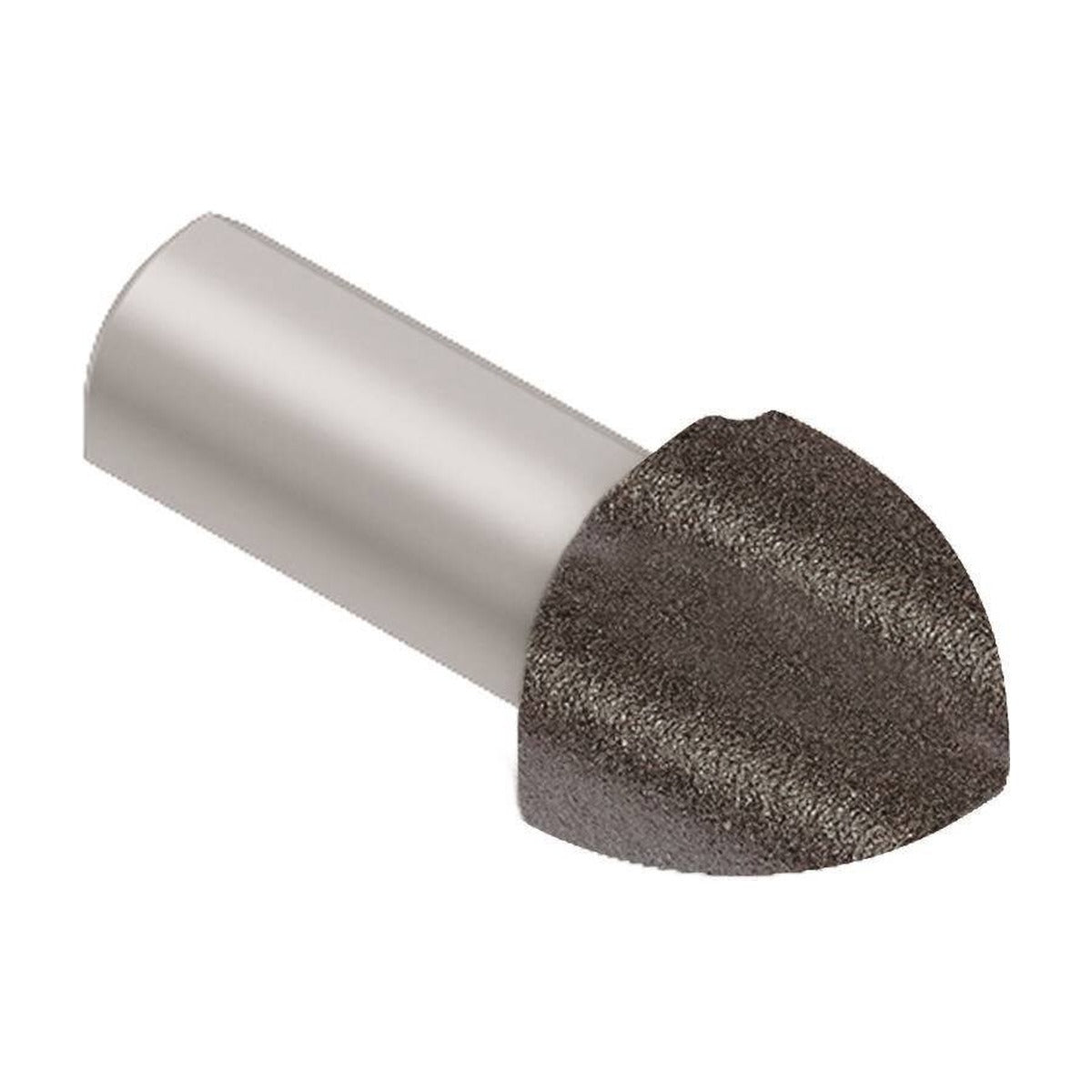 Schluter® RONDEC Corners for TRENDLINE Aluminum Profiles, Light Anthracite