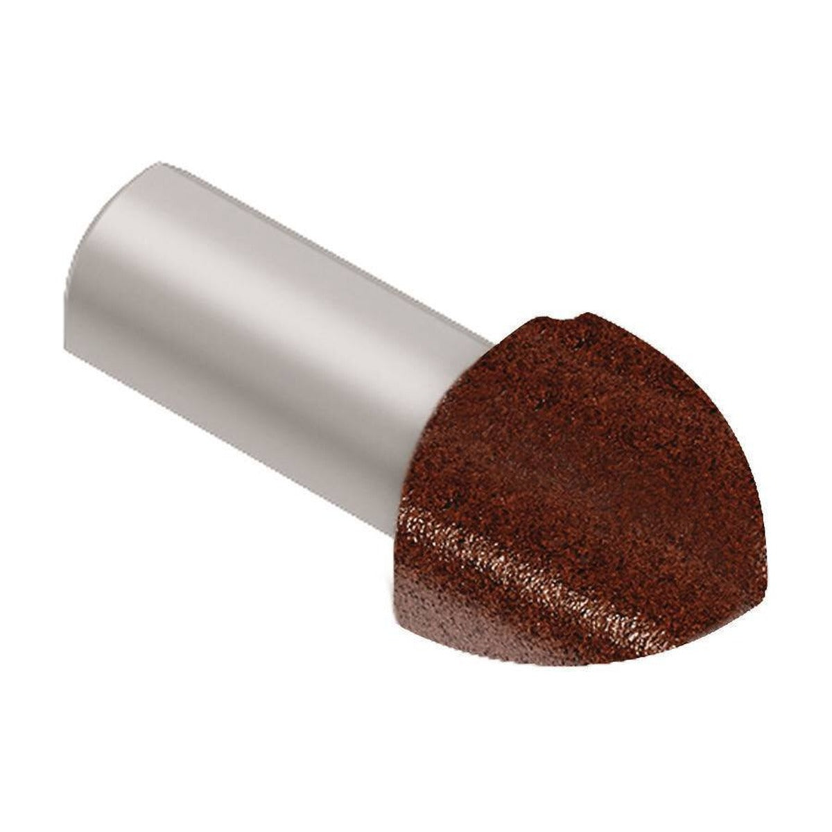 Schluter® RONDEC Corners for TRENDLINE Aluminum Profiles, Rustic Brown
