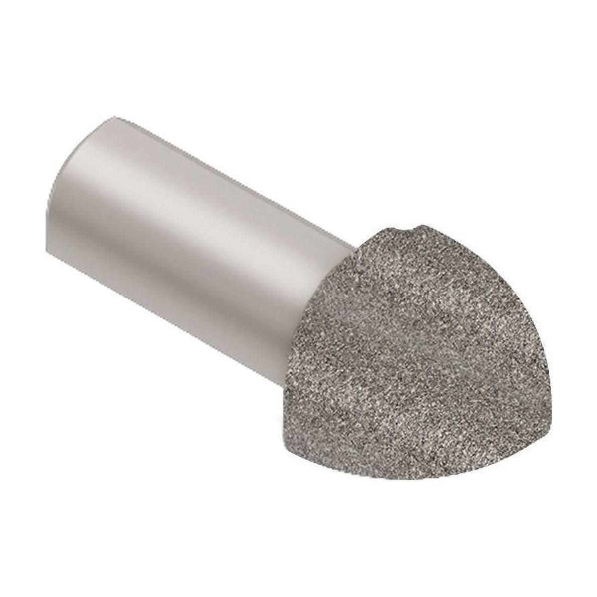 Schluter® RONDEC Corners for TRENDLINE Aluminum Profiles, Stone Grey