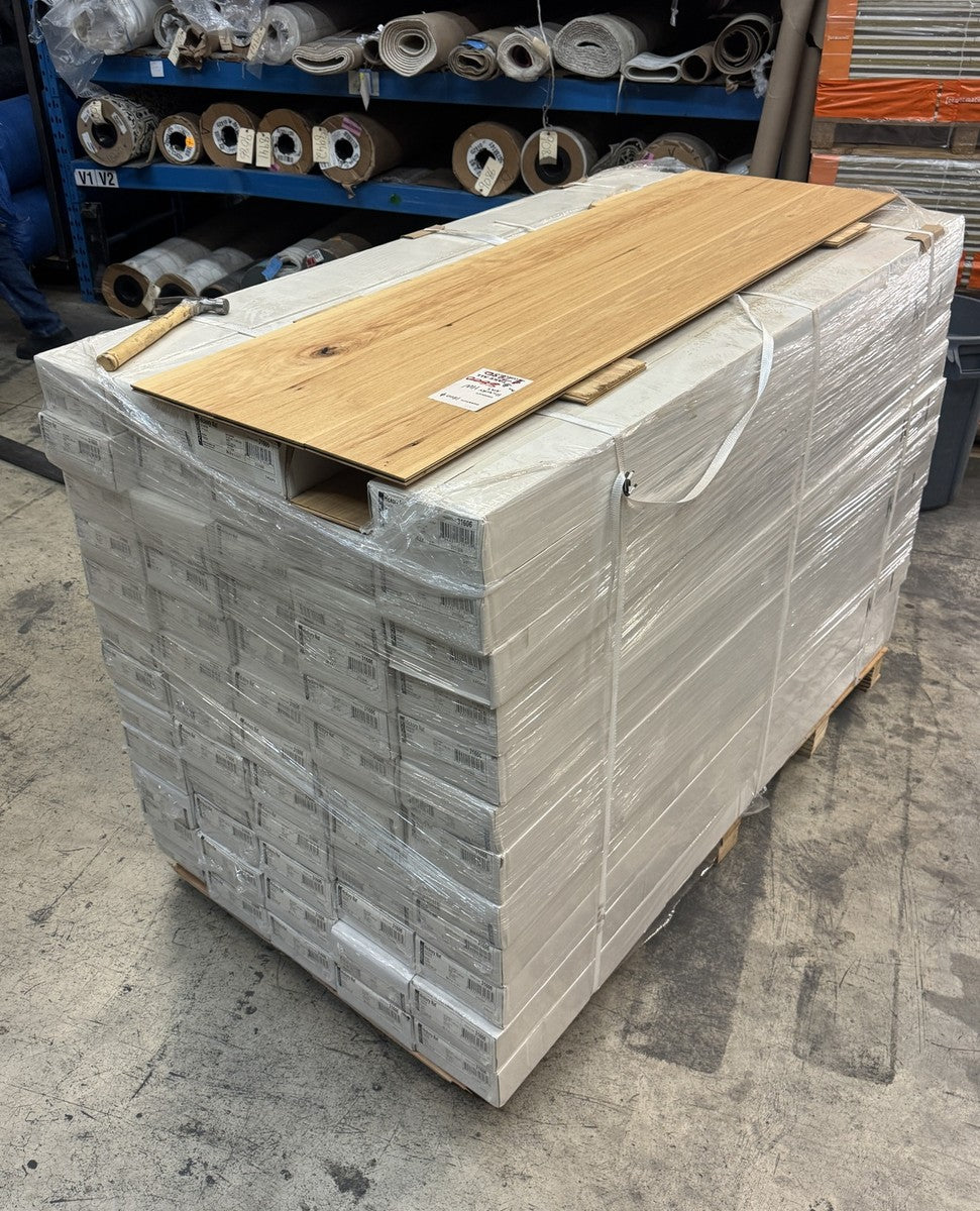 The full hickory overstock lot on its pallet