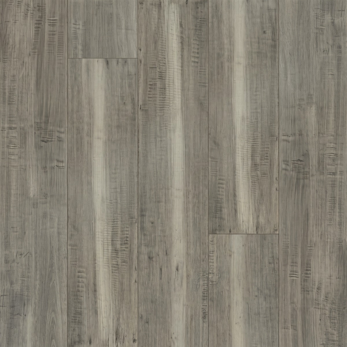 Himalaya engineered maple swatch, weathered grey rough-sawn planks