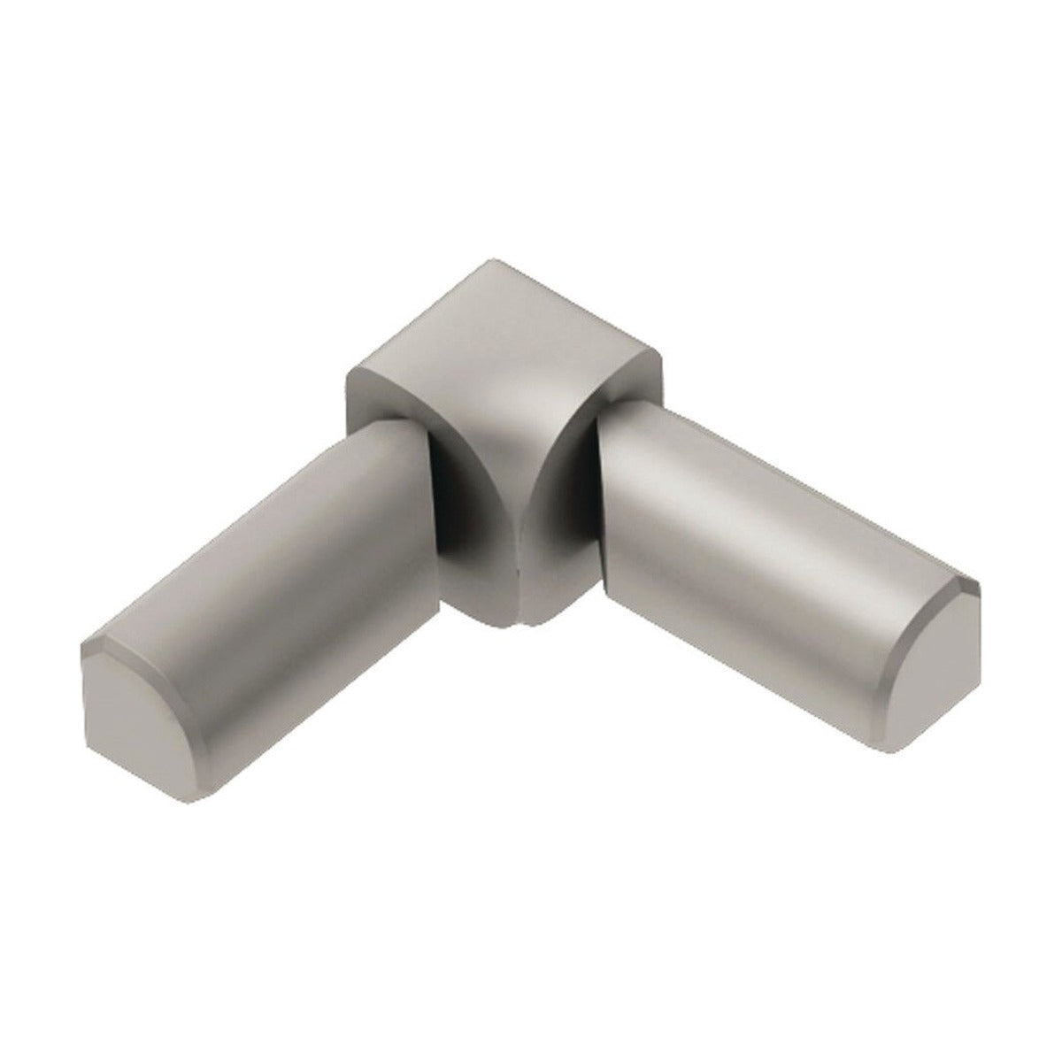 Schluter® RONDEC Corners for Anodized Aluminum Profiles, Satin Nickel