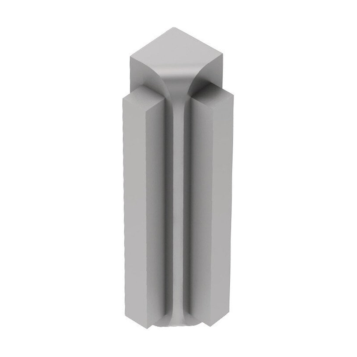 Schluter® RONDEC-STEP-57 Corners for Anodized Aluminum Profiles, Satin