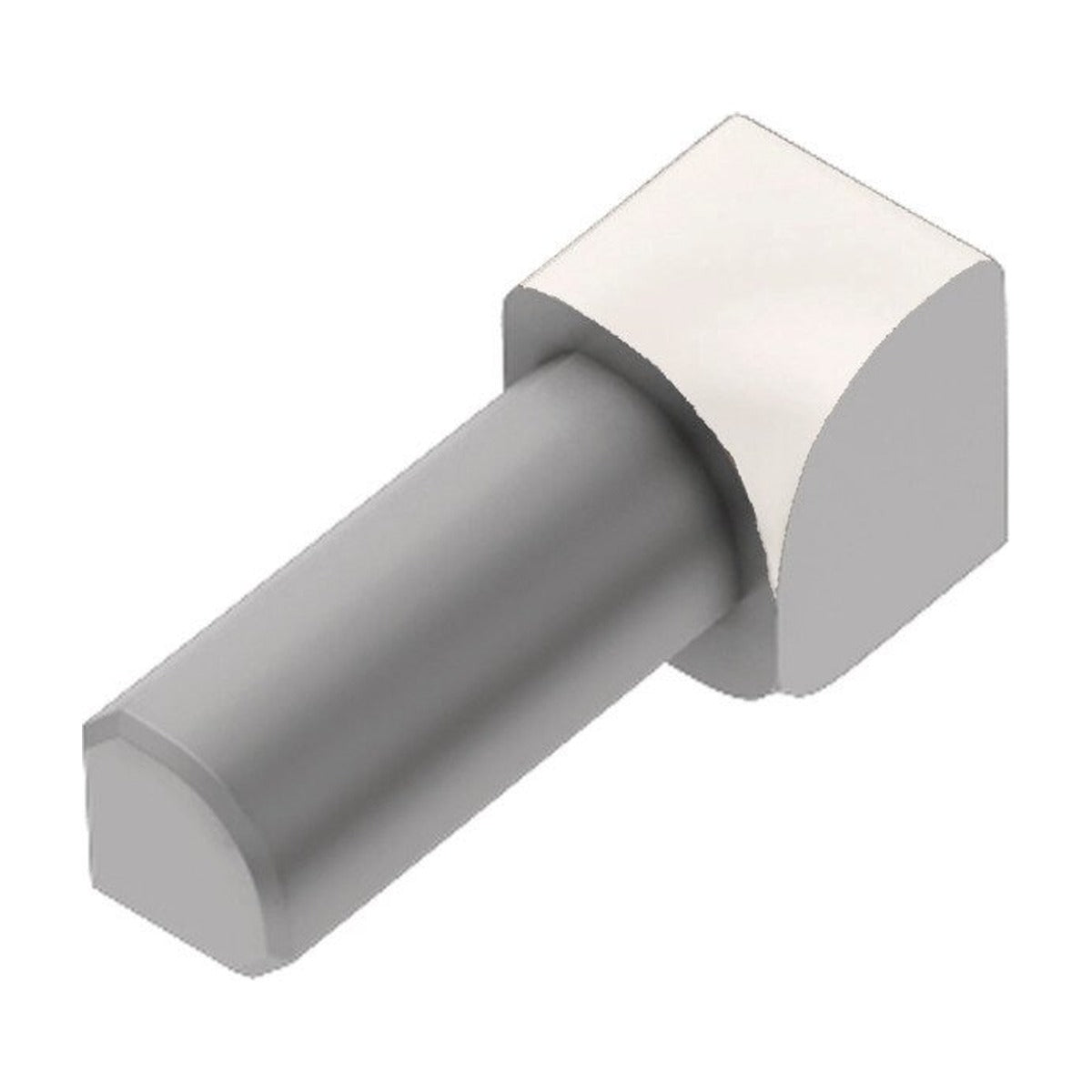 Schluter® RONDEC Corners for Color-Coated Aluminum Profiles, White