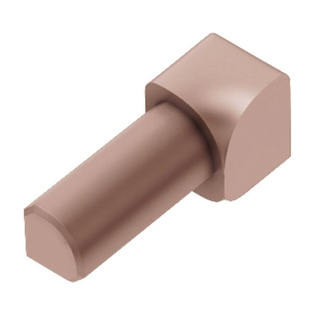 Schluter® RONDEC Corners for Anodized Aluminum Profiles, Satin Copper