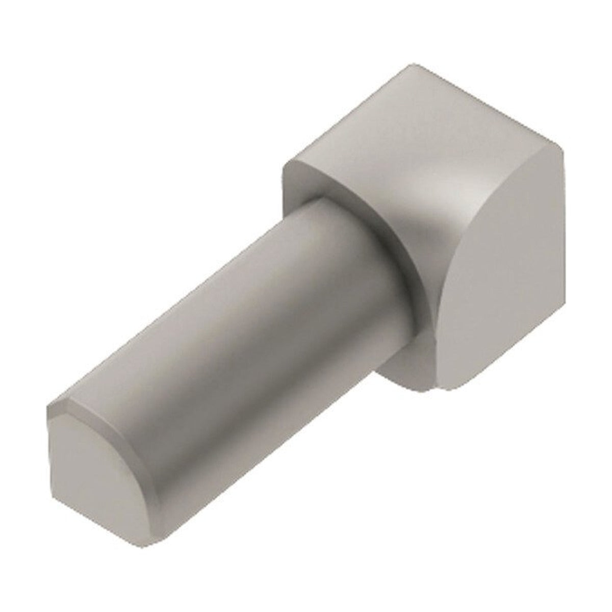Schluter® RONDEC Corners for Anodized Aluminum Profiles, Satin Nickel