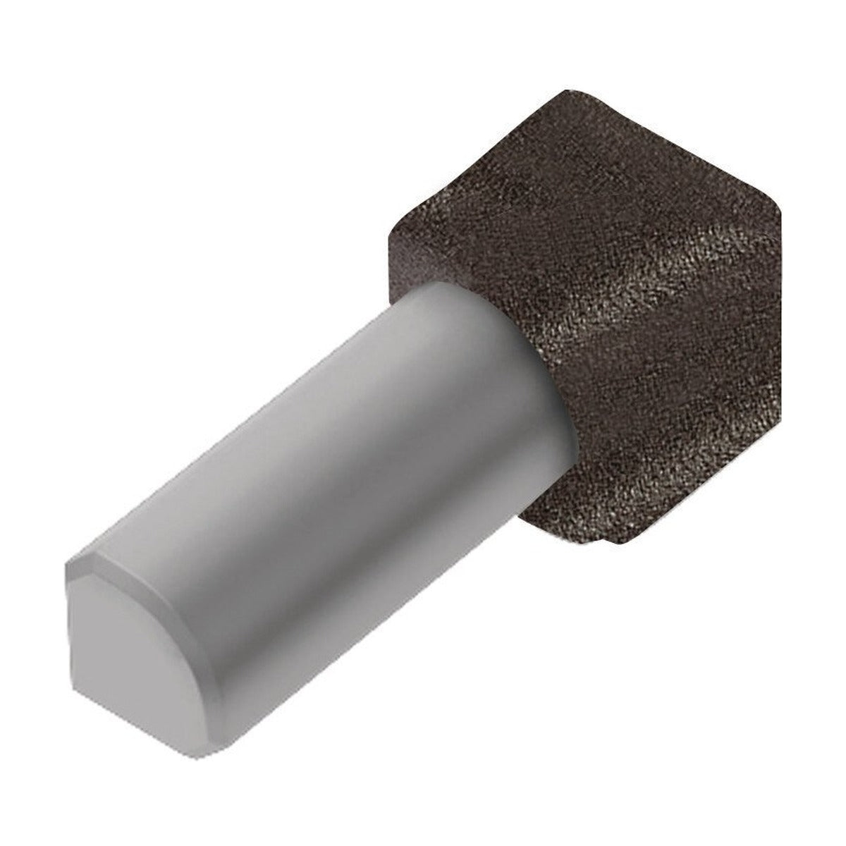 Schluter® RONDEC Corners for TRENDLINE Aluminum Profiles, Dark Anthracite